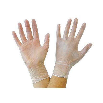 Vinyl Powder Free Disposable Gloves - 100 Gloves per pack